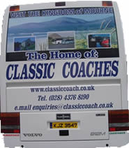 Classic Coaches range of luxury cooaches ready for your travel needs - just an email or call away